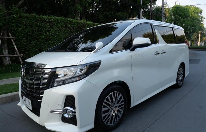รถตู้มือสอง TOYOTA ALPHARD รถปี 2017