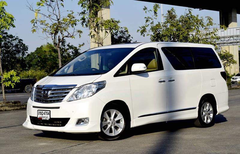 รถตู้มือสอง TOYOTA ALPHARD รถปี 2012
