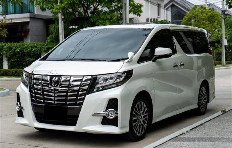 รถตู้มือสอง TOYOTA ALPHARD รถปี 2017