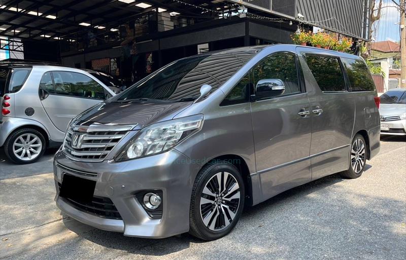 รถตู้มือสอง TOYOTA ALPHARD รถปี 2012