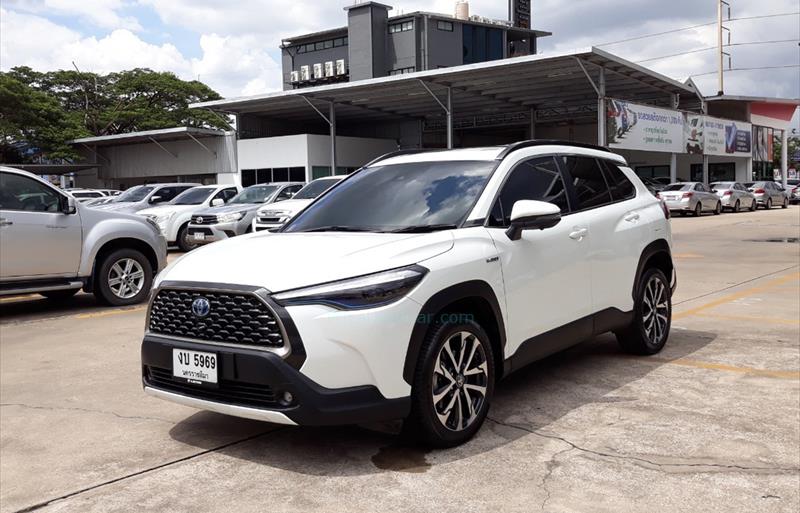 รถ SUV มือสอง  TOYOTA COROLLA CROSS 1.8 HYBRID PREMIUM SAFETY AUTO รถปี2021