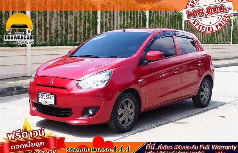 รถเก๋งมือสอง  MITSUBISHI MIRAGE 1.2 GLX รถปี2012