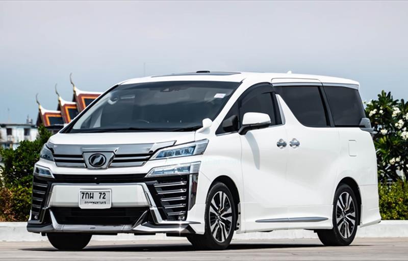 รถตู้มือสอง TOYOTA VELLFIRE รถปี 2018