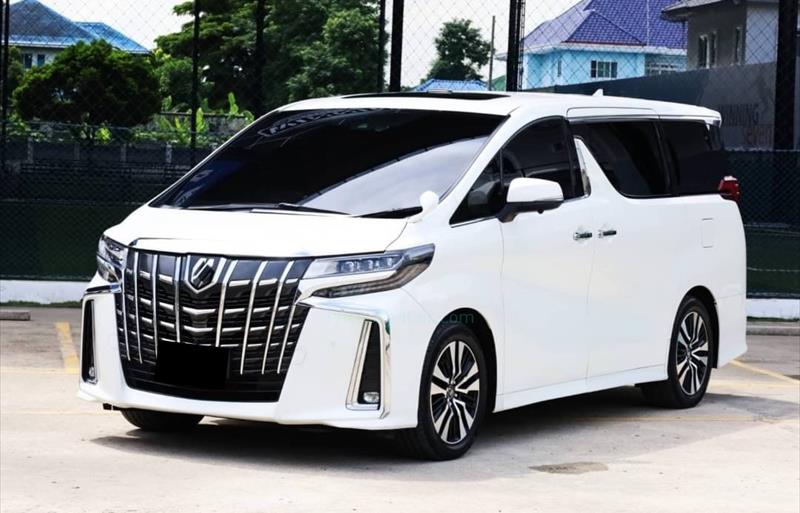 รถตู้มือสอง TOYOTA ALPHARD รถปี 2018