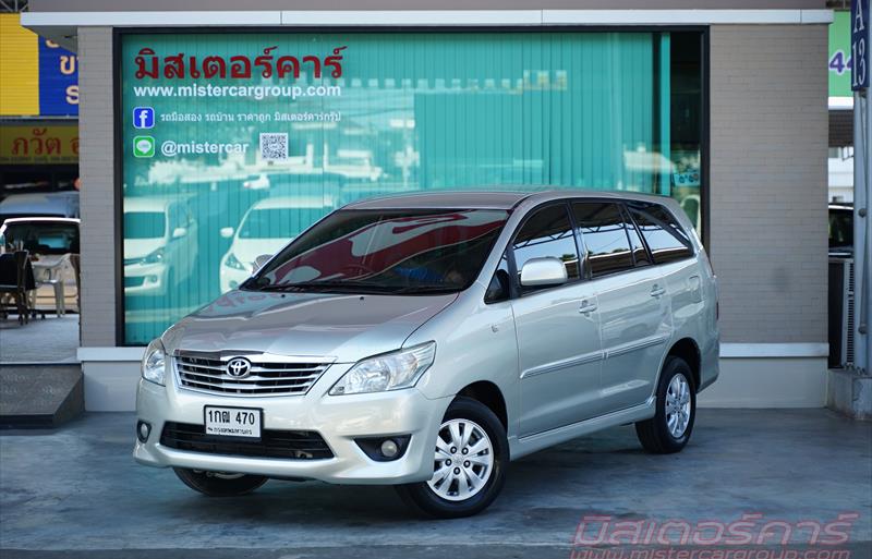 รถตู้มือสอง TOYOTA INNOVA รถปี 2012