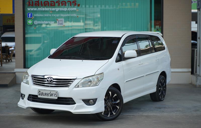 รถตู้มือสอง TOYOTA INNOVA รถปี 2012