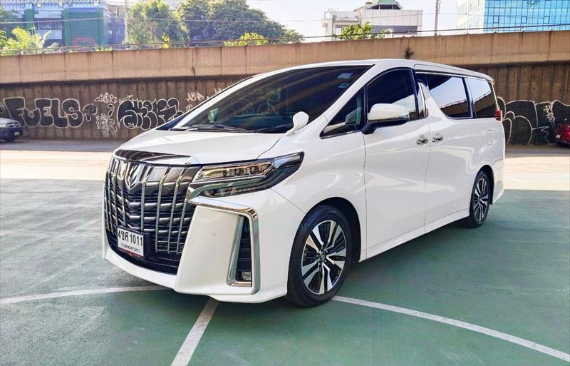 รถตู้มือสอง TOYOTA ALPHARD รถปี 2018