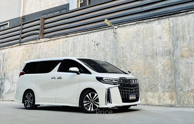 รถตู้มือสอง TOYOTA ALPHARD รถปี 2018