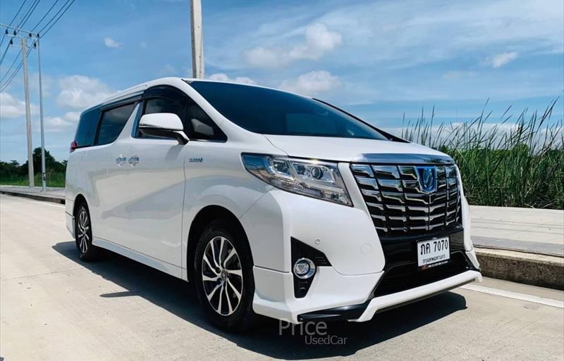 รถตู้มือสอง TOYOTA ALPHARD รถปี 2017