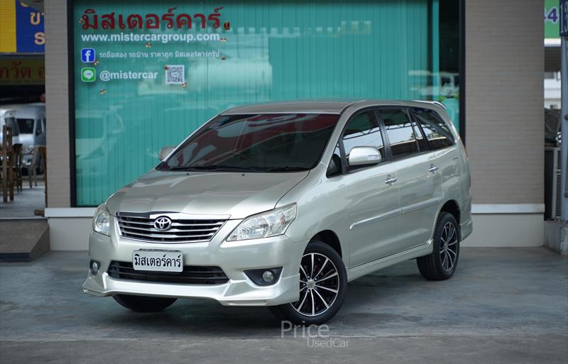 รถตู้มือสอง TOYOTA INNOVA รถปี 2012