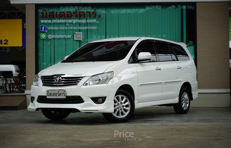 รถตู้มือสอง TOYOTA INNOVA รถปี 2012