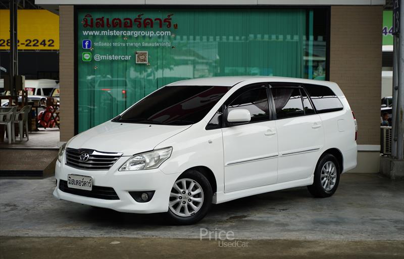รถตู้มือสอง TOYOTA INNOVA รถปี 2012
