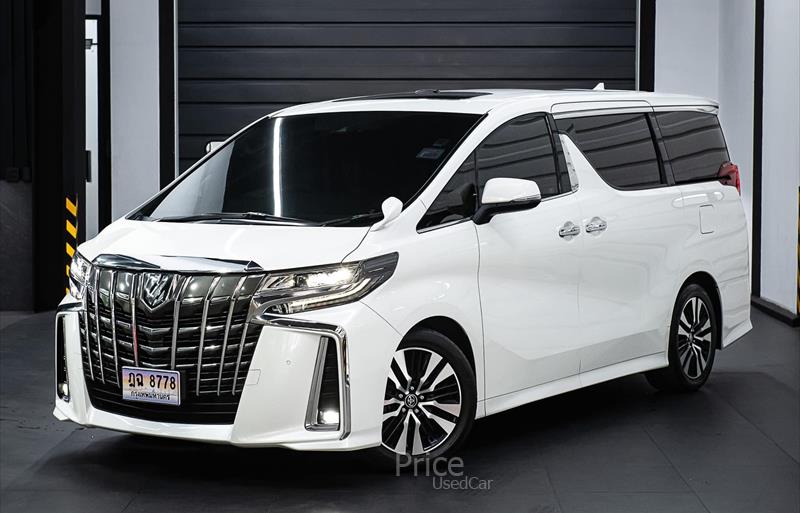 รถตู้มือสอง TOYOTA ALPHARD รถปี 2018