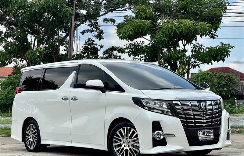 รถตู้มือสอง TOYOTA ALPHARD รถปี 2018