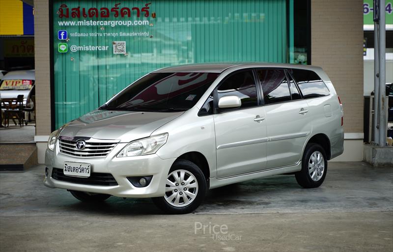 รถตู้มือสอง TOYOTA INNOVA รถปี 2012