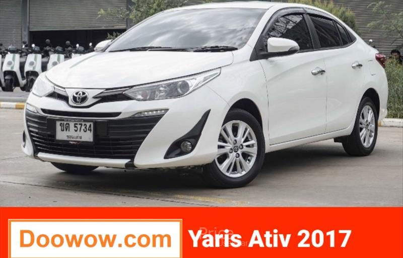 รถเก๋งมือสอง TOYOTA YARIS ATIV รถปี 2017 รถเก๋งมือสอง TOYOTA YARIS ATIV รถปี 2017
