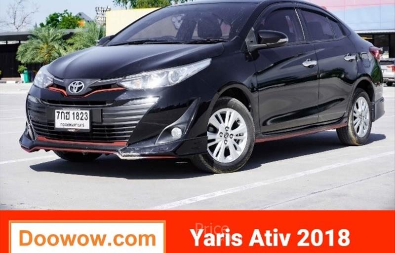 รถเก๋งมือสอง TOYOTA YARIS ATIV รถปี 2018 รถเก๋งมือสอง TOYOTA YARIS ATIV รถปี 2018