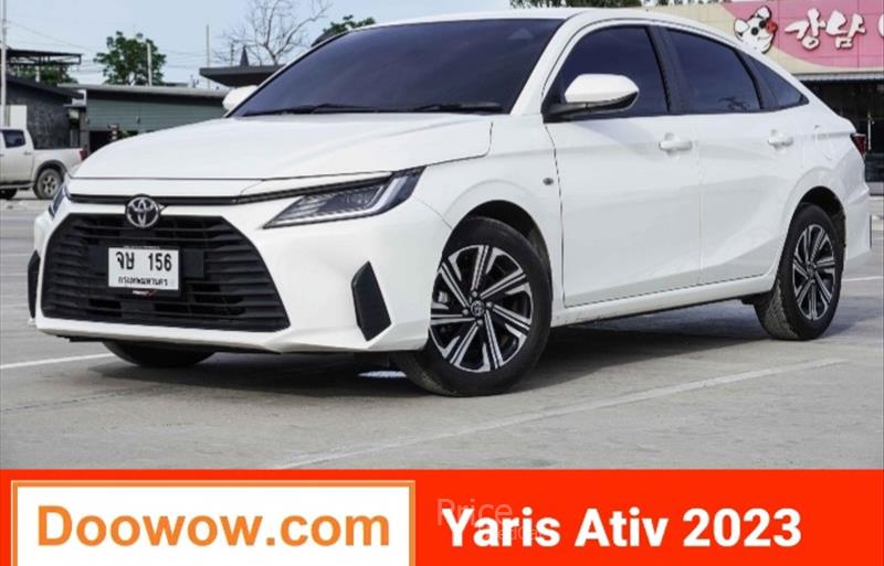 รถเก๋งมือสอง TOYOTA YARIS ATIV รถปี 2023 รถเก๋งมือสอง TOYOTA YARIS ATIV รถปี 2023