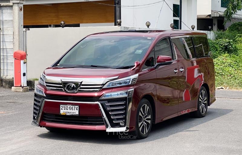 รถตู้มือสอง TOYOTA VELLFIRE รถปี 2018