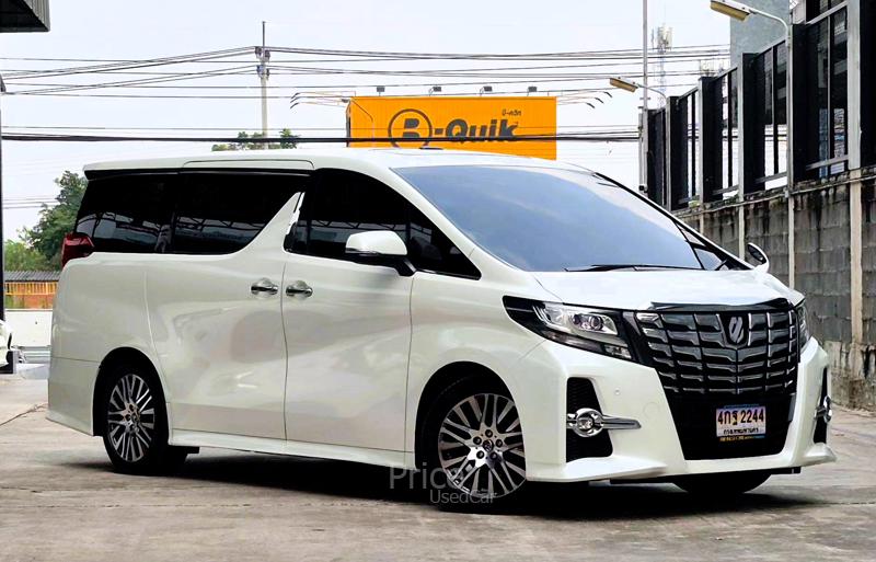 รถตู้มือสอง TOYOTA ALPHARD รถปี 2017