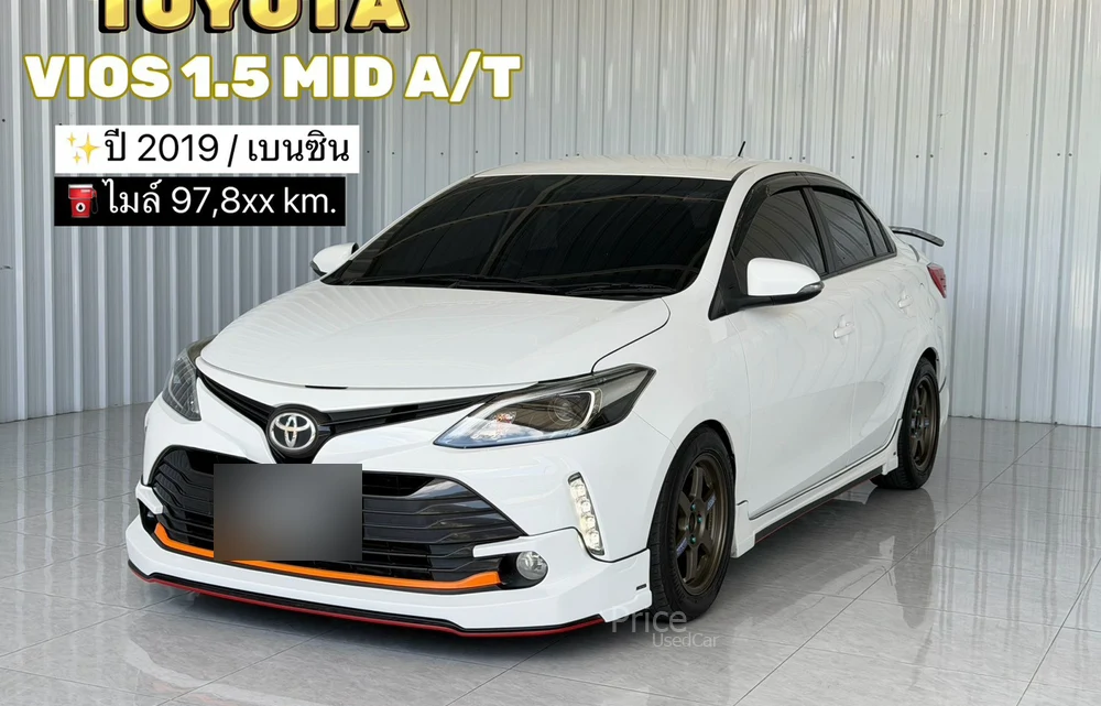 รถเก๋งมือสอง TOYOTA VIOS รถปี 2019